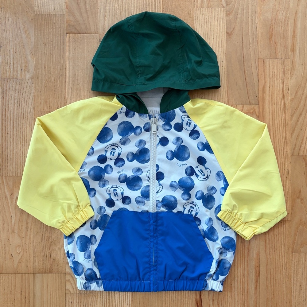 Zara Kids Disney Mickey Lightweight Jacket